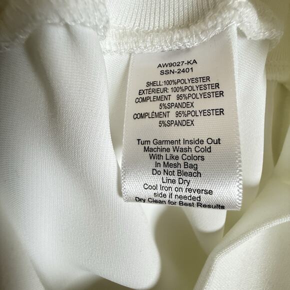 ATM Anthony Thomas Melillo Cotton Wide Leg Pants Trousers White Small - Picture 8 of 10